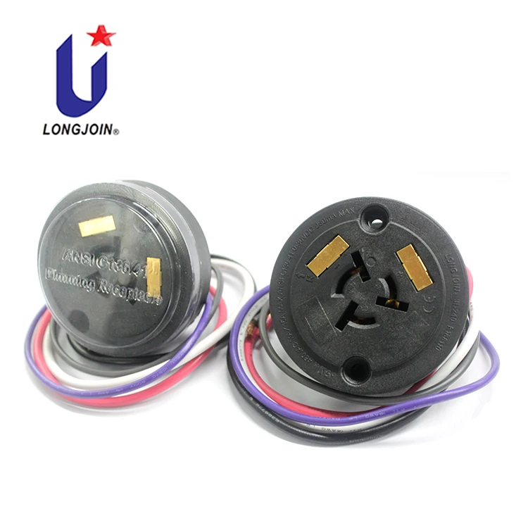  JL-240XB-14 Twist-Lock фотоэлемент датчика 5-контактный разъем розетка с переключателем