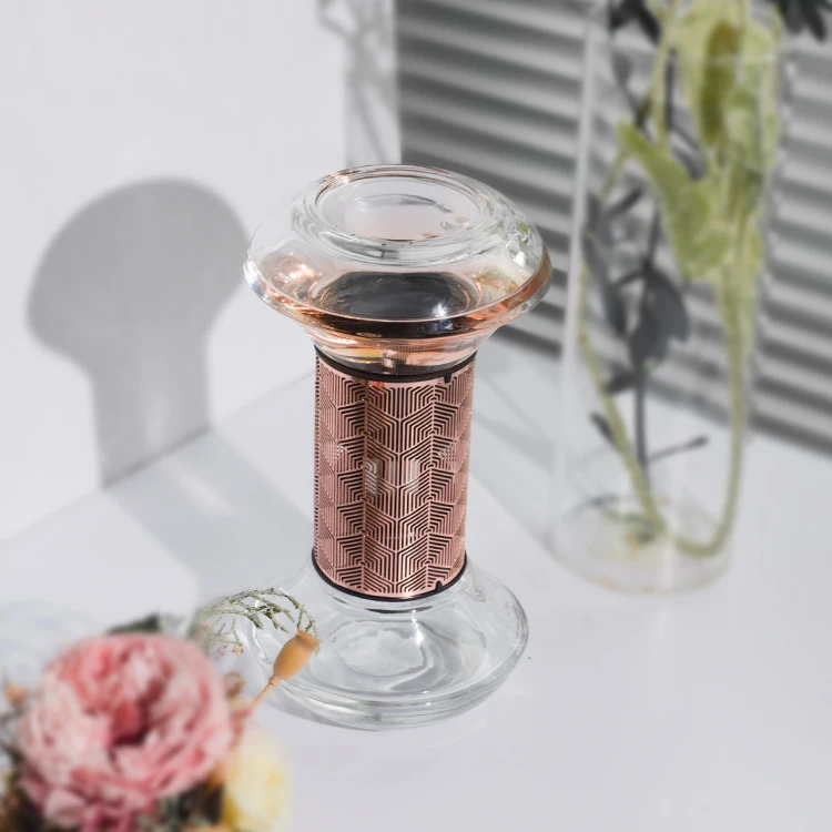Modern Luxury Home Decoration Hourglass Shape Natural Fragrance Oil Aroma Reed Diffuser for Home Aromatherapy