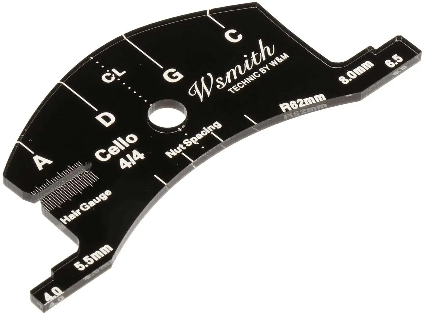 Multifunction 4/4 Cello Bridge Mold Scraper Template Cello Bridge Template for Cello Double Bass stringed Instrument Accessories