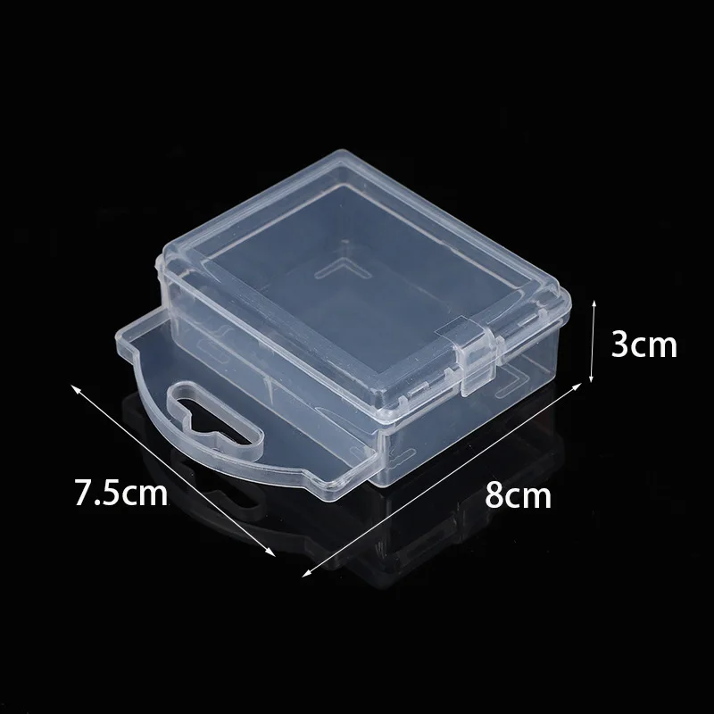Packaging box large rectangular pp storage organize transparent plastic boxes hanging tool box component fishing gear container
