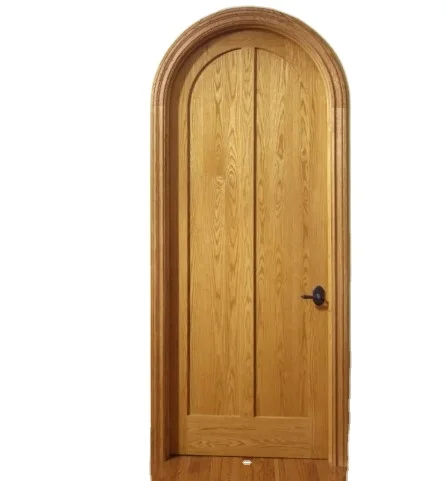 LongTai top arch door modern wooden door designs for house toilet bathroom Wood door