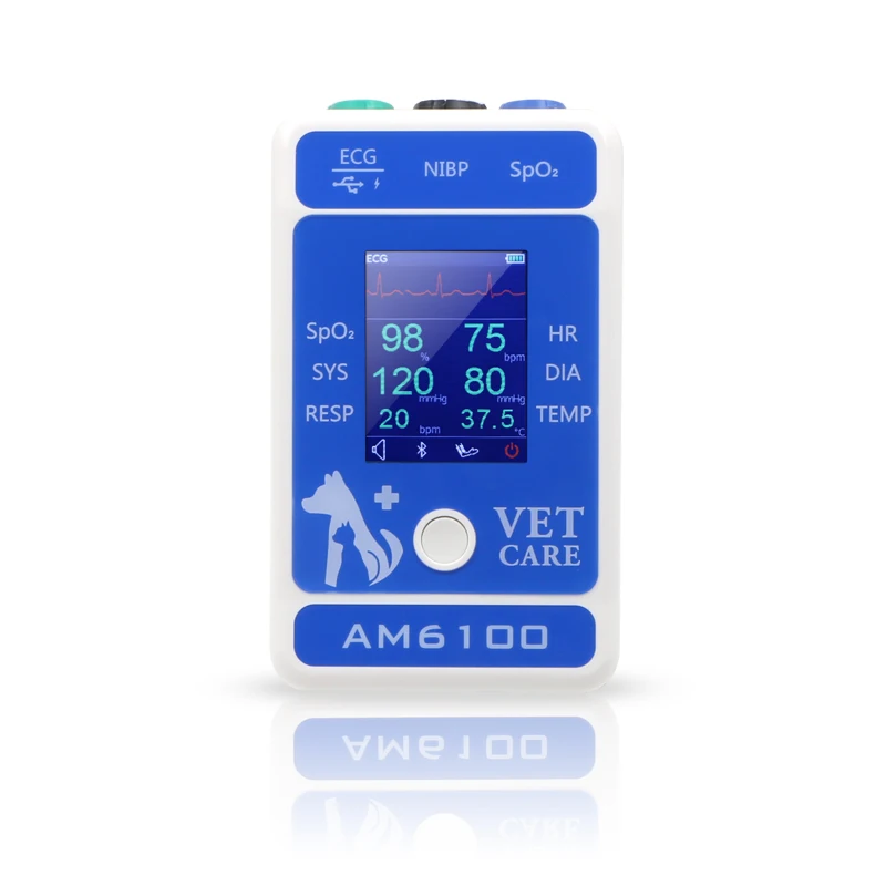 New Innovation vet cardiac vital signs multiparameter Handheld Portable veterinary monitor