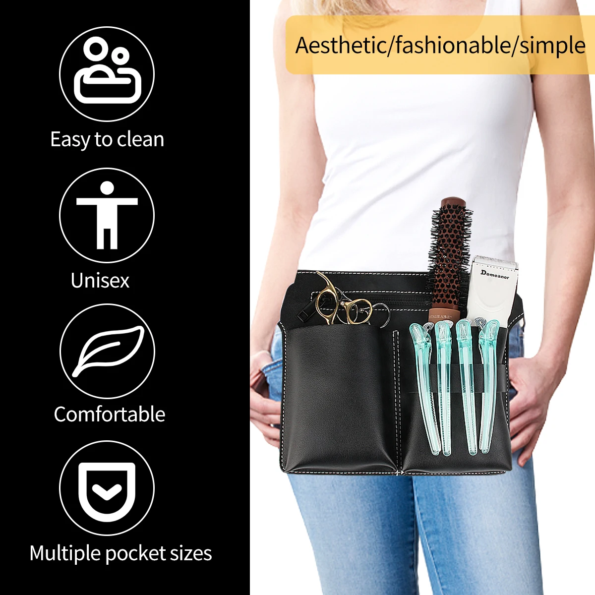 Factory Direct Sales Hairdresser Scissor Bag Customized Multifunctional Comb Storage Bag