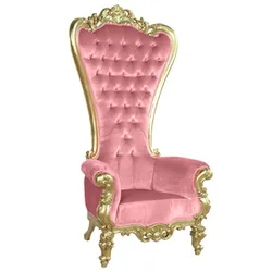Factory Directly Sale royal king throne Luxury Wedding Chairs