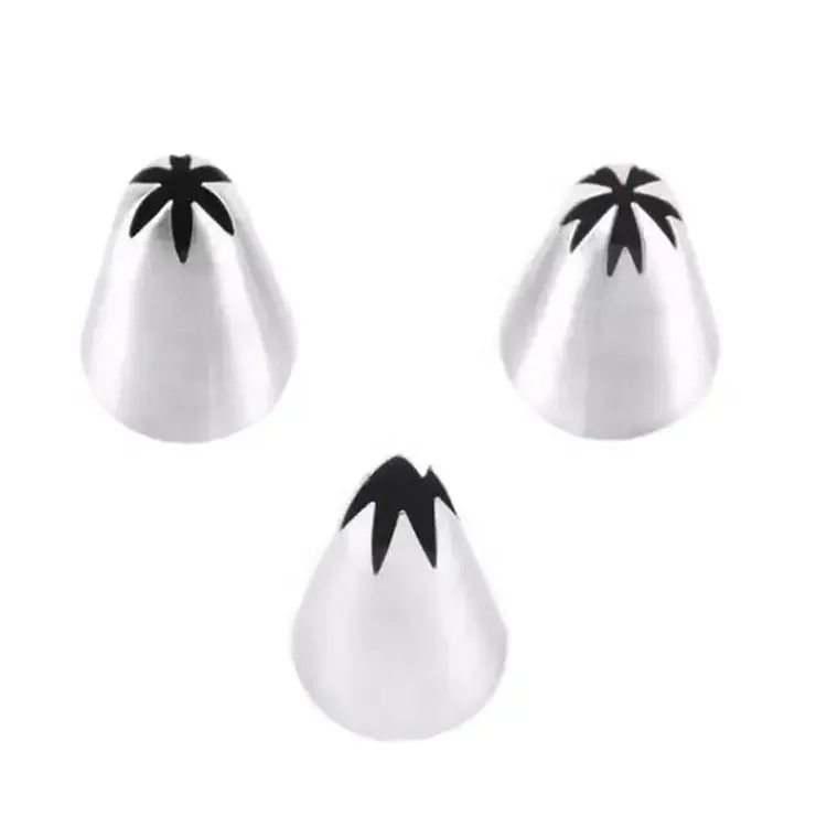 Popular Sale Wilton Stainless Steel 1M / 2D / 2F Nozzle Icing Piping Tips Cake Decorating Nozzles