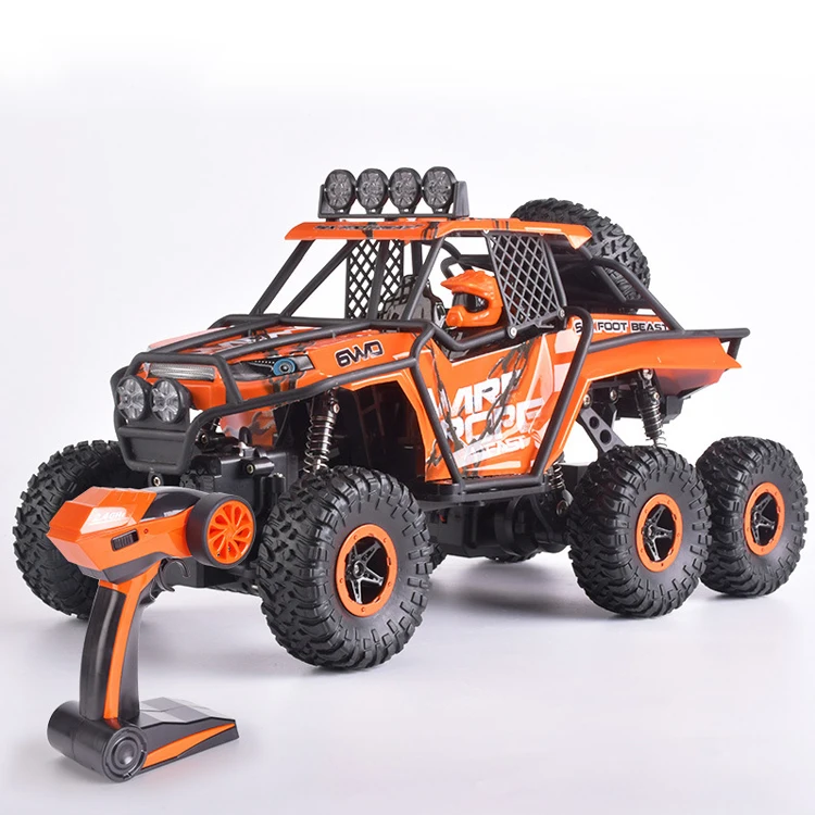 1/16 2.4GHz 6WD Electric High Speed RC Monster Off Road Rock Crawler Truck Crawler Remote Control Car For Kids