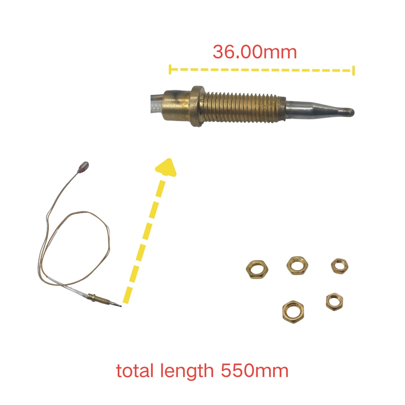 Детали для газовой плиты Высококачественная газовая термопара защиты от пламени