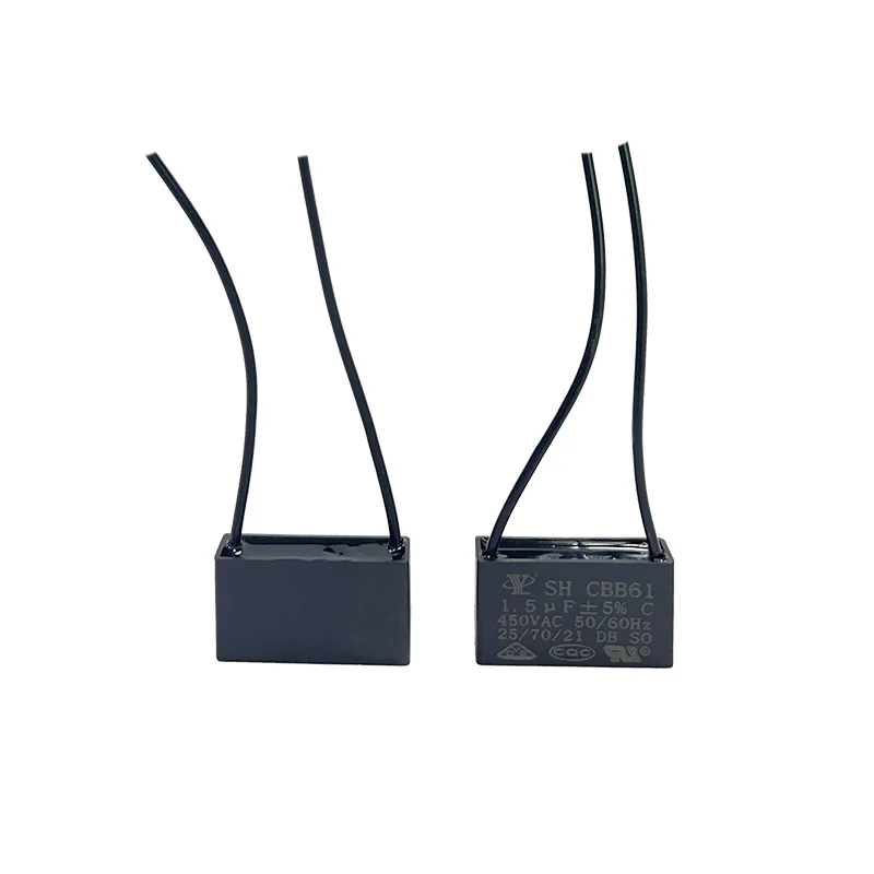 R-YL940 CBB61 1.5uF 450v Capacitor Earless for Home Appliances Electronic Industry