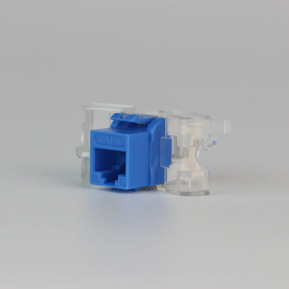  Высококачественный заводской продукт 180 градусов UTP rj45 cat6 keystone jack