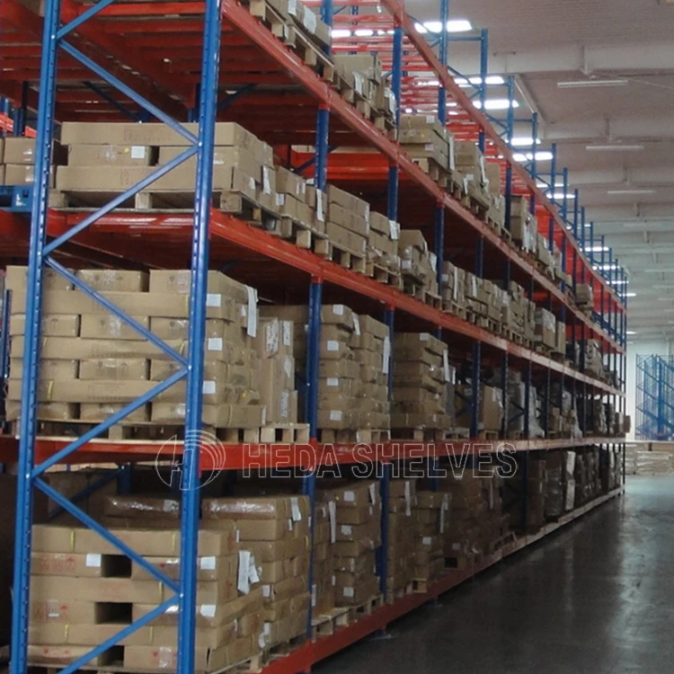 Heda Industrial steel pallet rack Warehouse selective pallet racking Heavy Duty storage shelves
