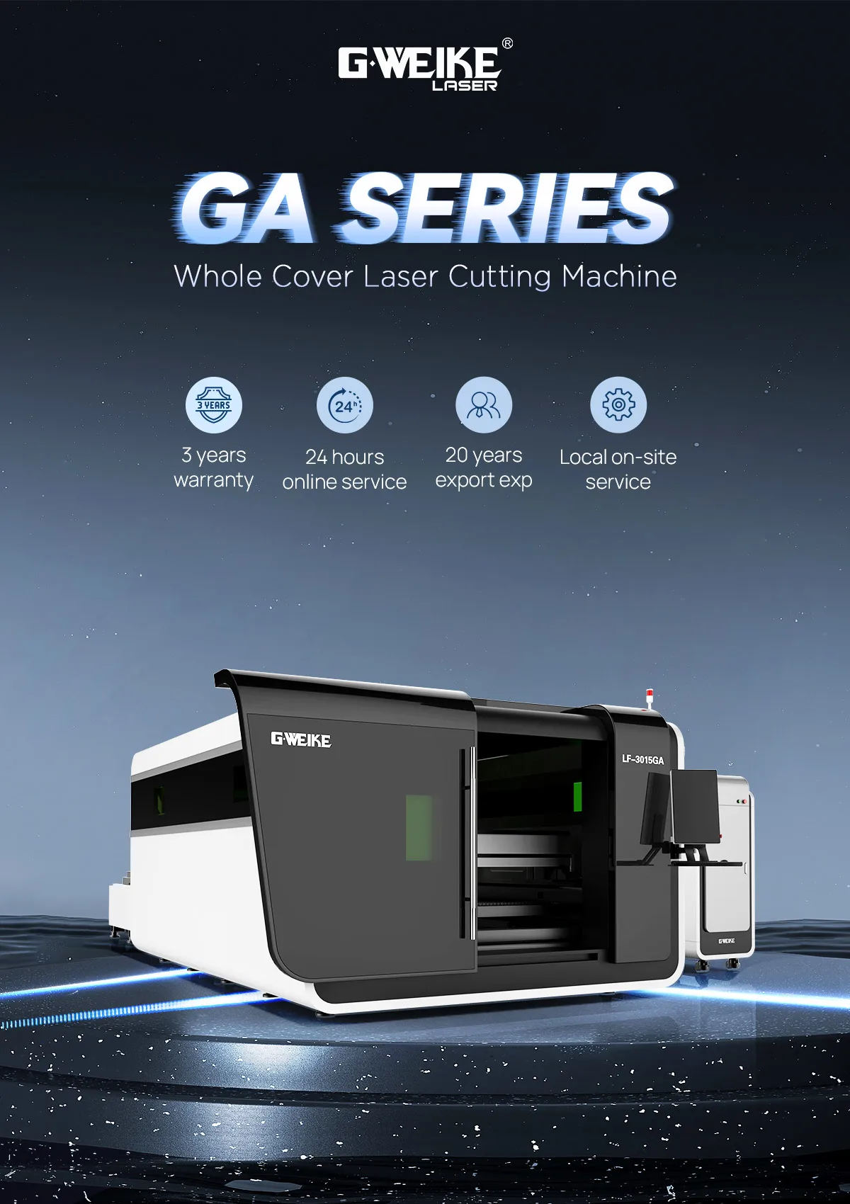 high cutting speed double platform whole coverage 3000*1500mm fiber laser cutting machine