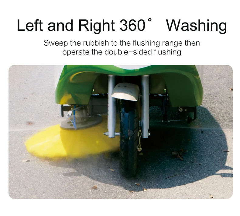 High Pressure Water Spraying Vehicle Road Washing Truck