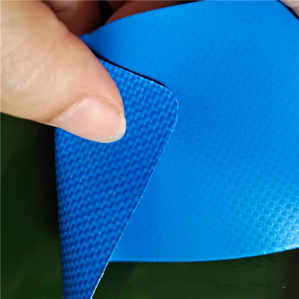 Waterproof UV Resistant Fire Retardant Laminated Coated Polyester Canvas Truck Cover Tent Awning Pallet Blue PVC Tarpaulin