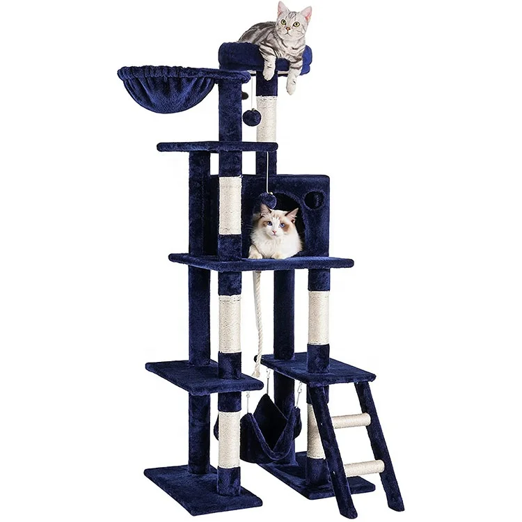 Whole sale price cat tree for indoor cats modern pet activity tower high quality cat tree