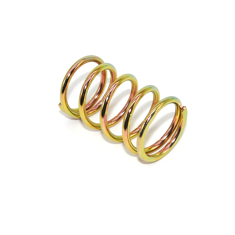 carbon steel coil compression springs colored zinc plated steel pressure compression spring coil