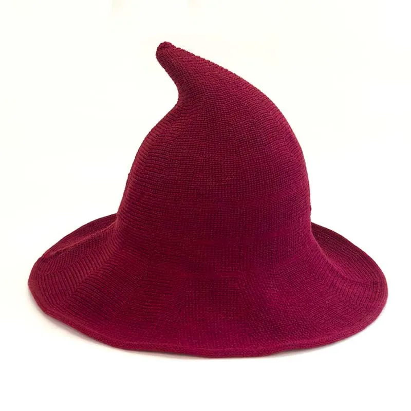 High quality Fashion Modern custom hats for Halloween women festival decoration party cosplay knitted hat Adult Hats