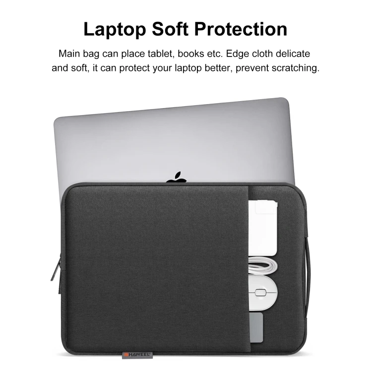 Manufacture OEM HAWEEL 14-15 inch Sleeve Case Zipper Briefcase Tablets Laptop Custom Briefcase Carrying Bag