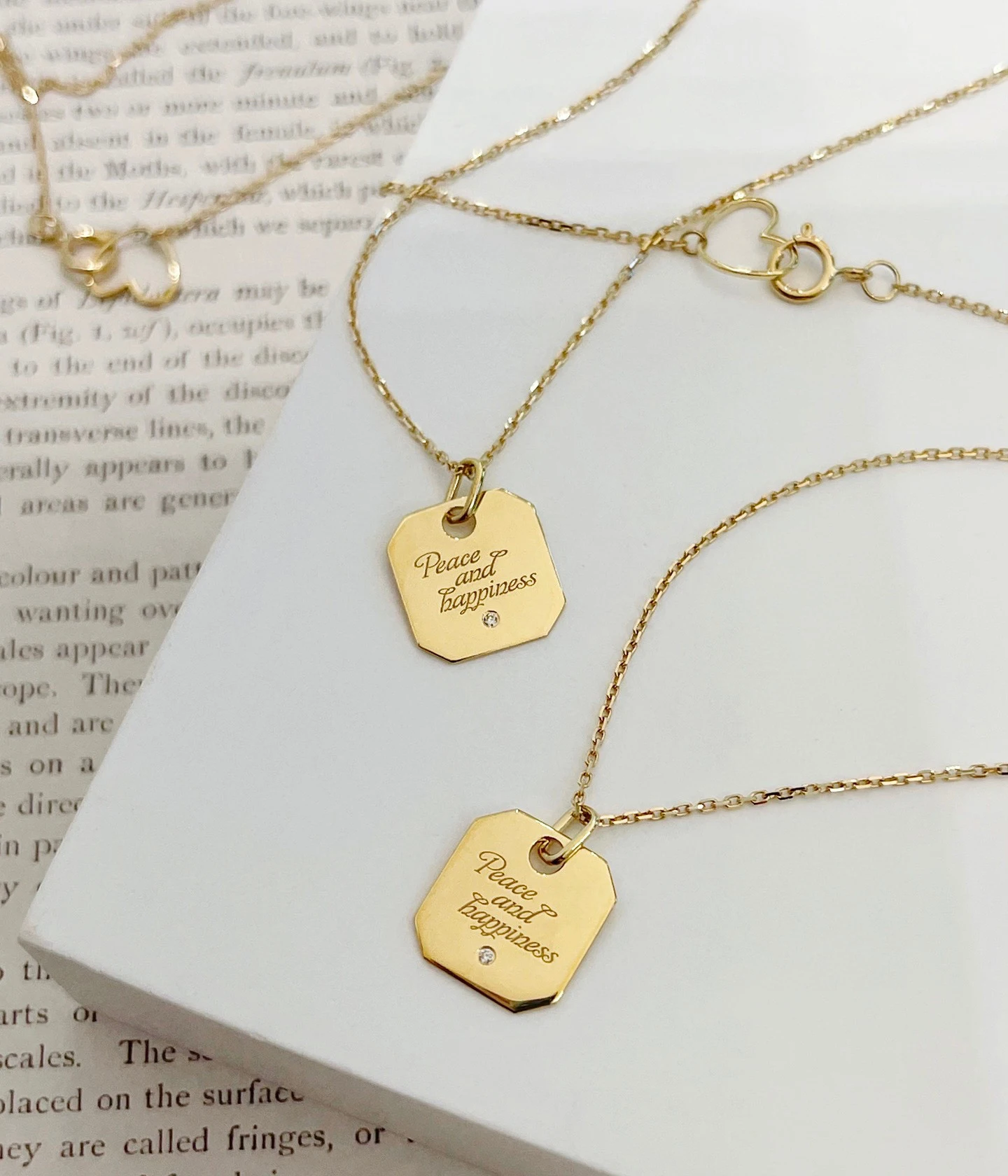 Cheap Factory Wholesale 18K Real Gold Necklace Customizable Wish Necklace Fashion Jewelry Women for Girls for Party Daily Wear