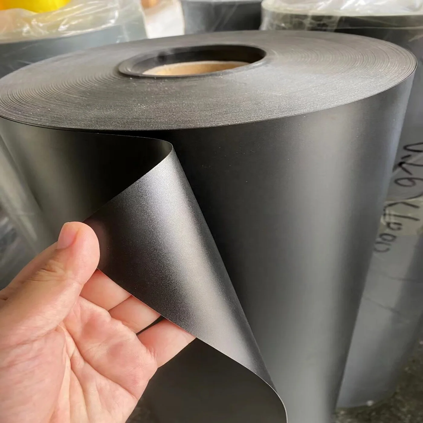 Black pp polypropylene plastic sheet PP material sheet roll film customization