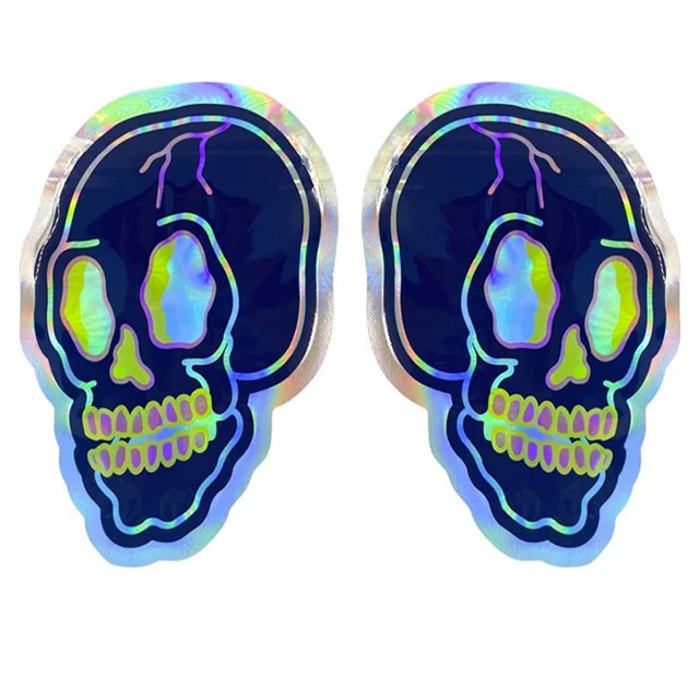 Custom  high quality shaped mylar bags 3.5g pack irregular smell proof special plastic die cut shaped mylar bags