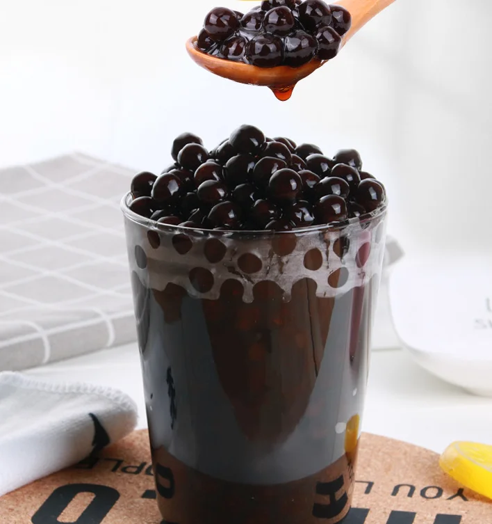 Not need to boiled mango pearl boba crystal ball konjac pearl for cold drink milk tea dessert