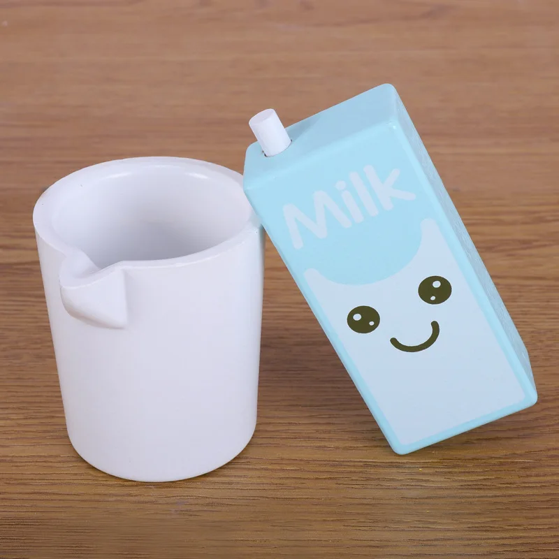 Kids wooden toy pretend ice cream toy for kids to play