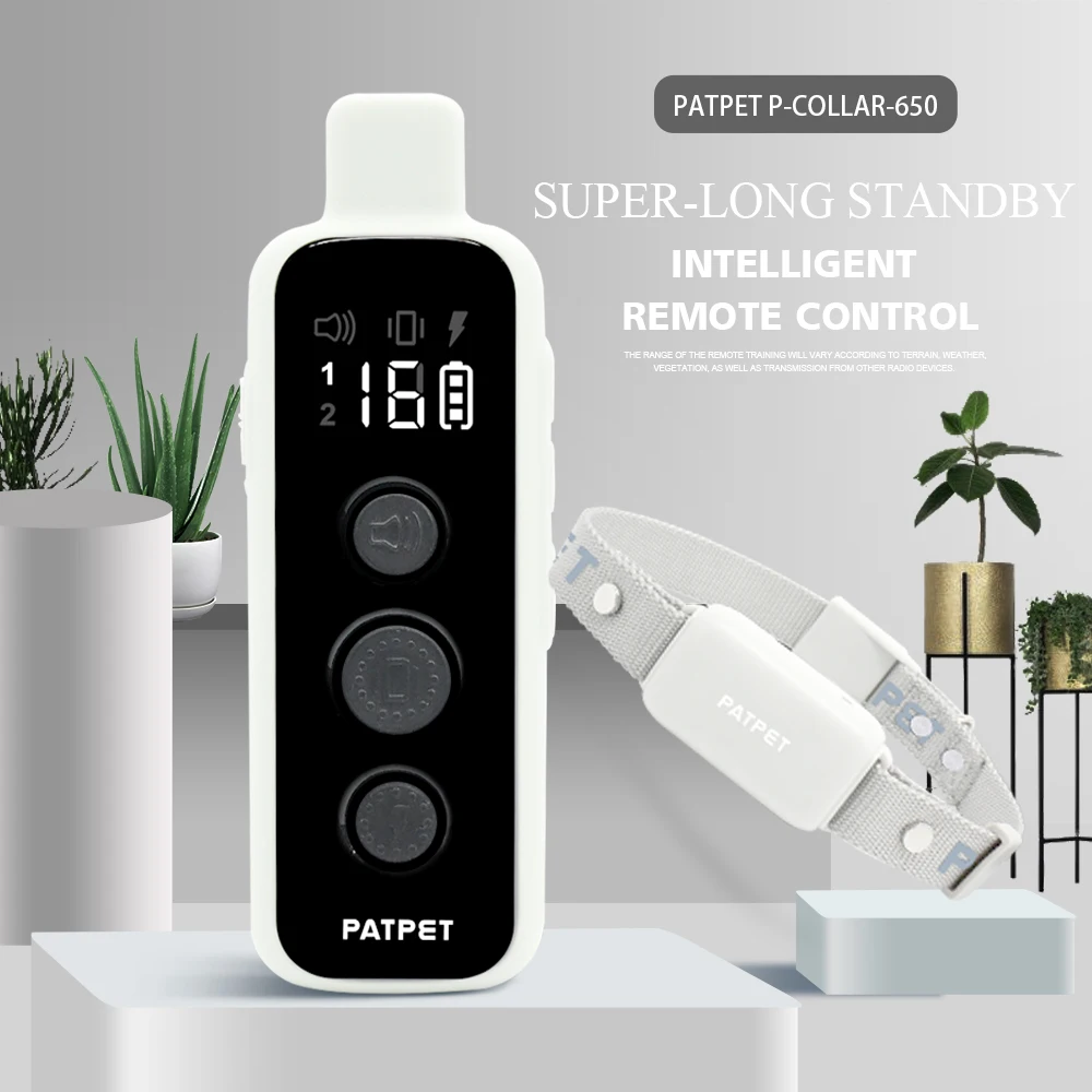 Best Patpet Dog Anti Bark Control Device Remote Quality Control Training Shock Collar For Dogs With Remote