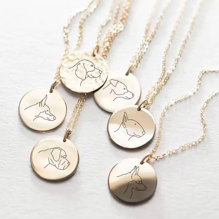 Personalized Gifts For Mom Dog Mom Personalized Necklace For Women Dog Necklaces Pet Memorial Engraved Necklace