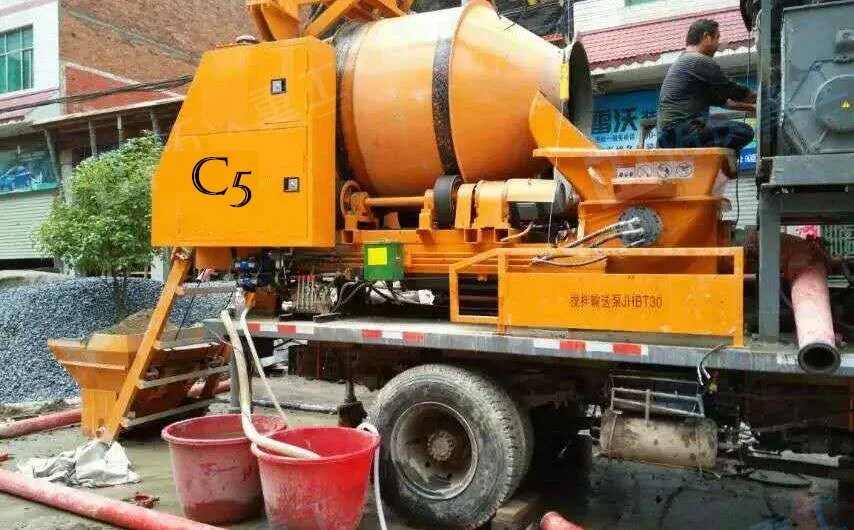 C7 Diesel truck-mounted concrete mixing pump