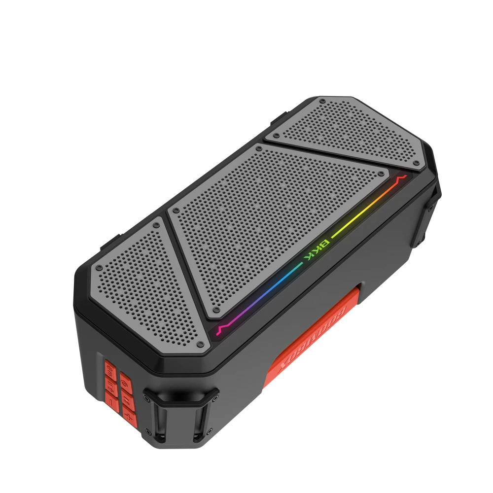 Newly launching top sale portable handle outdoor home theatre with atmosphere lamp bluetooth speaker