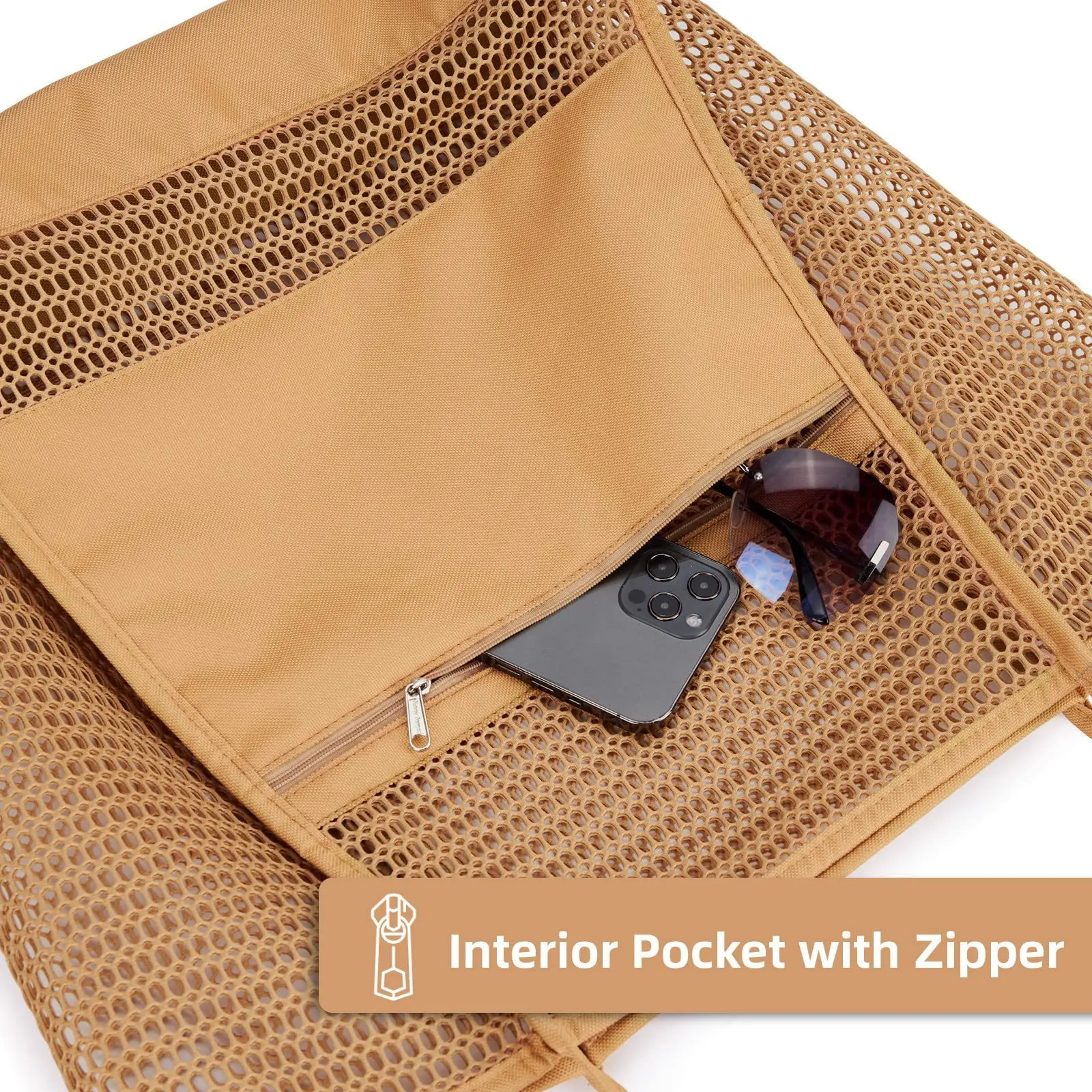 Swimming Accessories Big Reusable Shopping Net Tote Swim Clothing Bag Recycled Mesh Shower Storage Beach Bags 2024