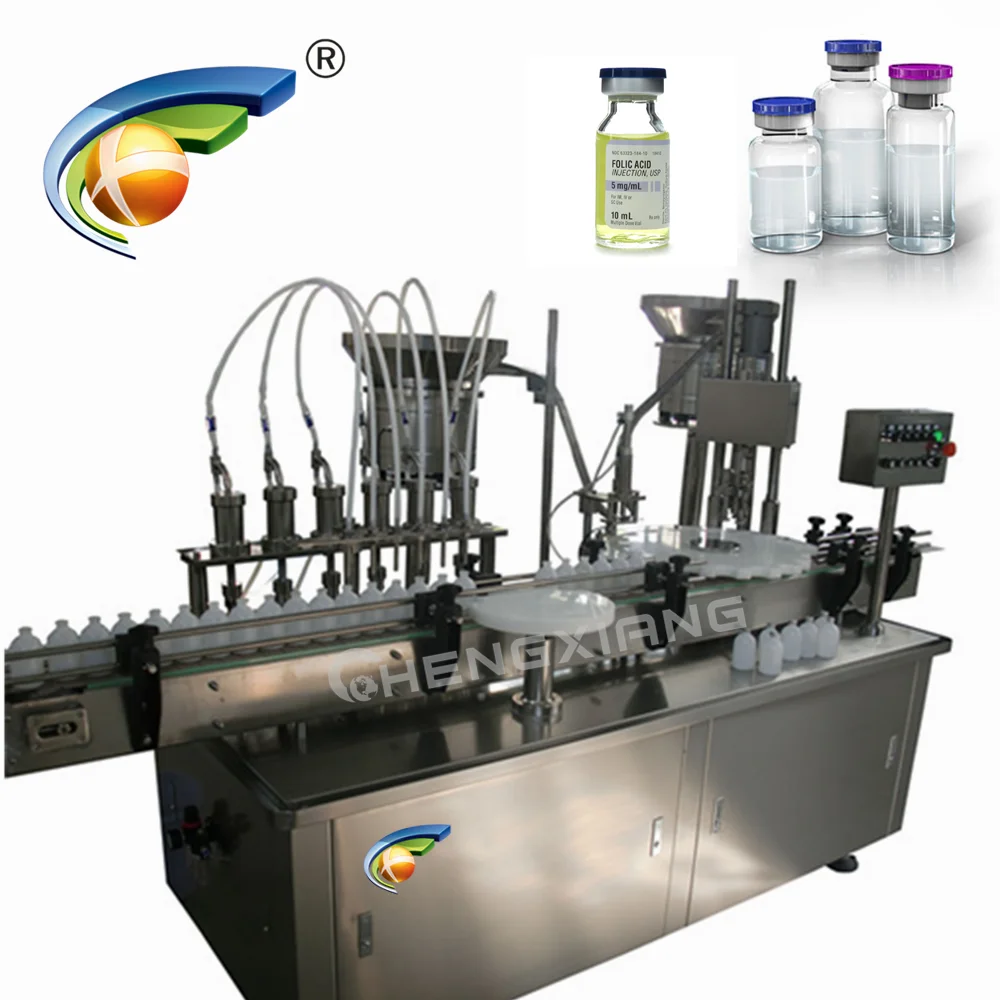 
Automatic injection vial bottle filler and capper,filling machine for liquid 