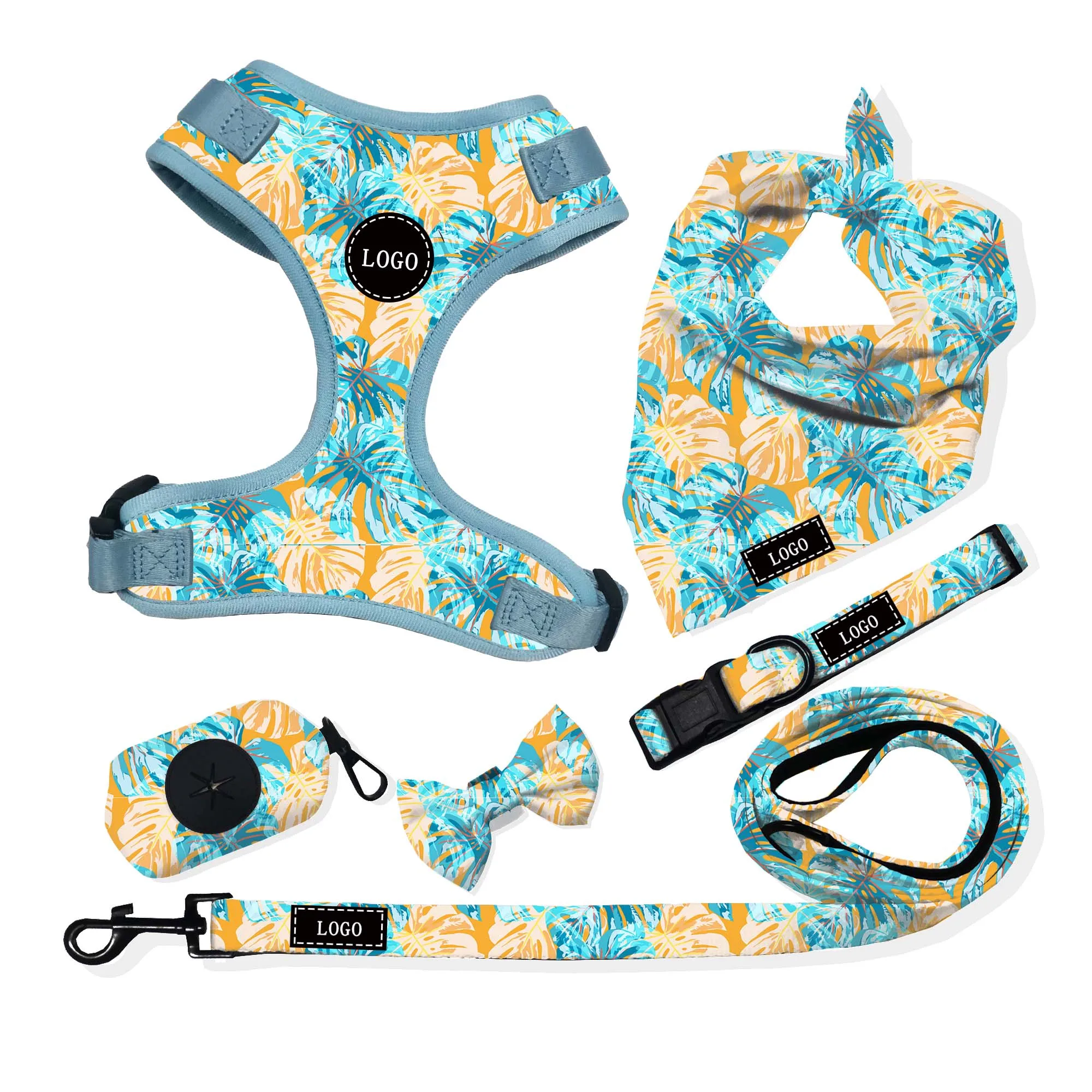 Pet accessories new hot 2020 dog accessories luxury neophrne dog products sublimation oem pet supplies