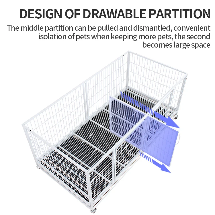 2020 High Quality Manufacturer 3-storey 6-door Galvanized Strong Breeding Cage