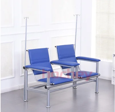 Hochey Public Seat Chemotherapy Waiting Chair Electric Blood Collection Chair Reclined Bed Infusion Chair for 2 People