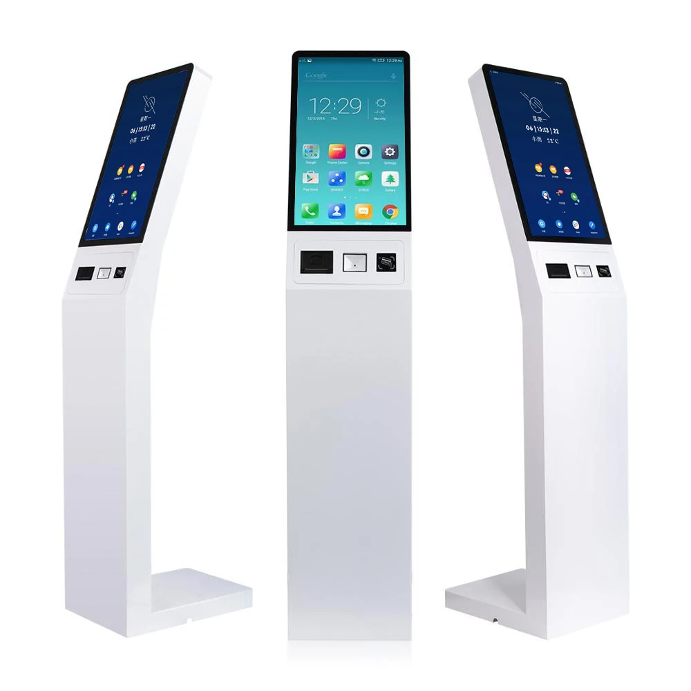Fitness Kiosk 21.5 24 27 32 Floor stand Touchscreen Kiosk WIN11 RFID Card Reader Smart Access Kiosk For Members