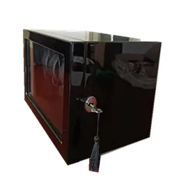 Automatic watch winder safe wood leather rotation watch winder box  4 slots with  RGB LIGHT