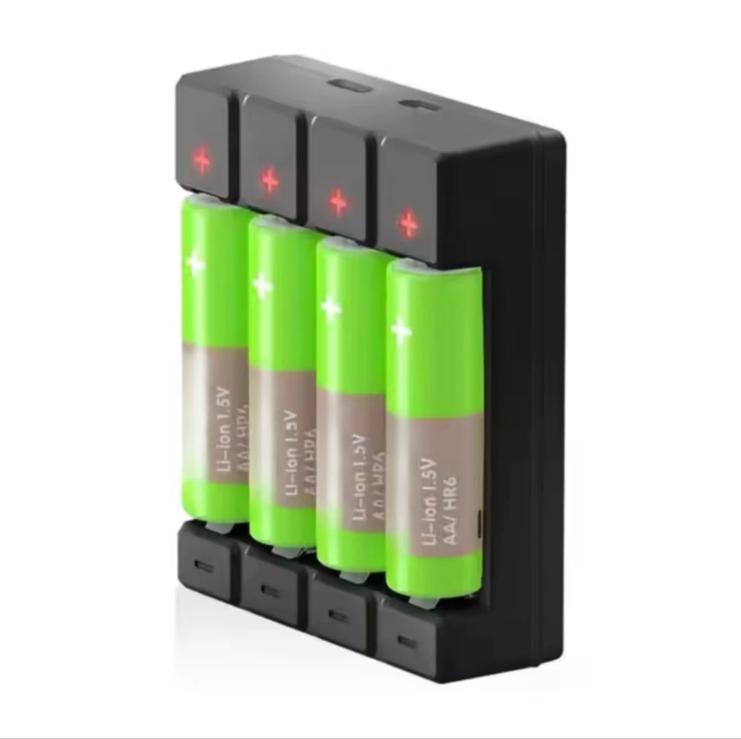 Аккумуляторная батарея Smart 10440 / 14500 зарядное устройство для 1-4 шт. AA AAA 1 5 V li-ion
