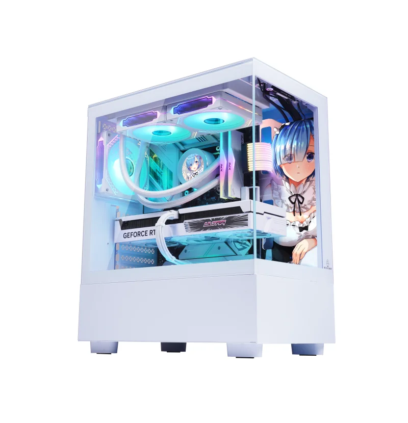 Popular OEM Custom PC Gaming Computer Case Atx Mid Tower Pc Case Usb3.0 Glass Panels Gamer PC Casing Cases Cabinet