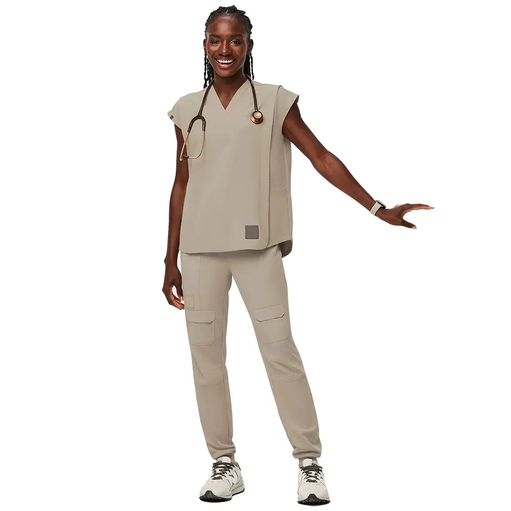 Bestex 2024 Womens Doctors Nylon Scrub Vendors Sets Wholesale High xxs Joggers Medical Uniforms Scrub High Quality