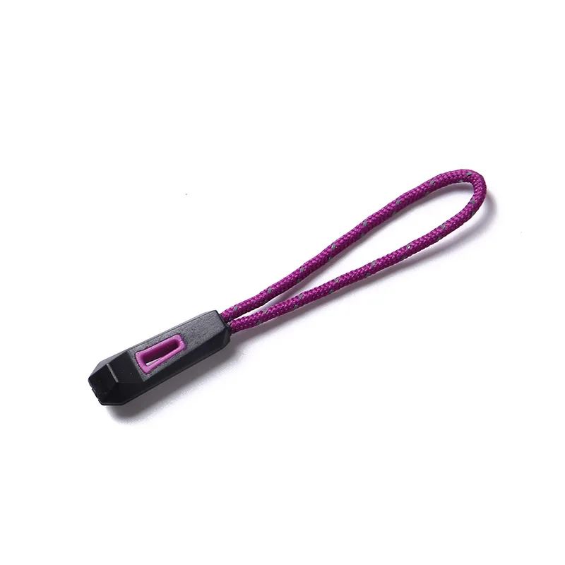 2024 most popular special product recycle plastic rope pullers high quality pull zippers for bags clothes wholesale