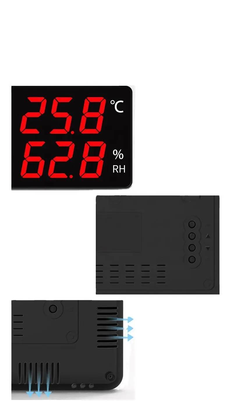 High sensitivity Smart Air Quality Detector Temperature(C/F) / Humidity gas monitor