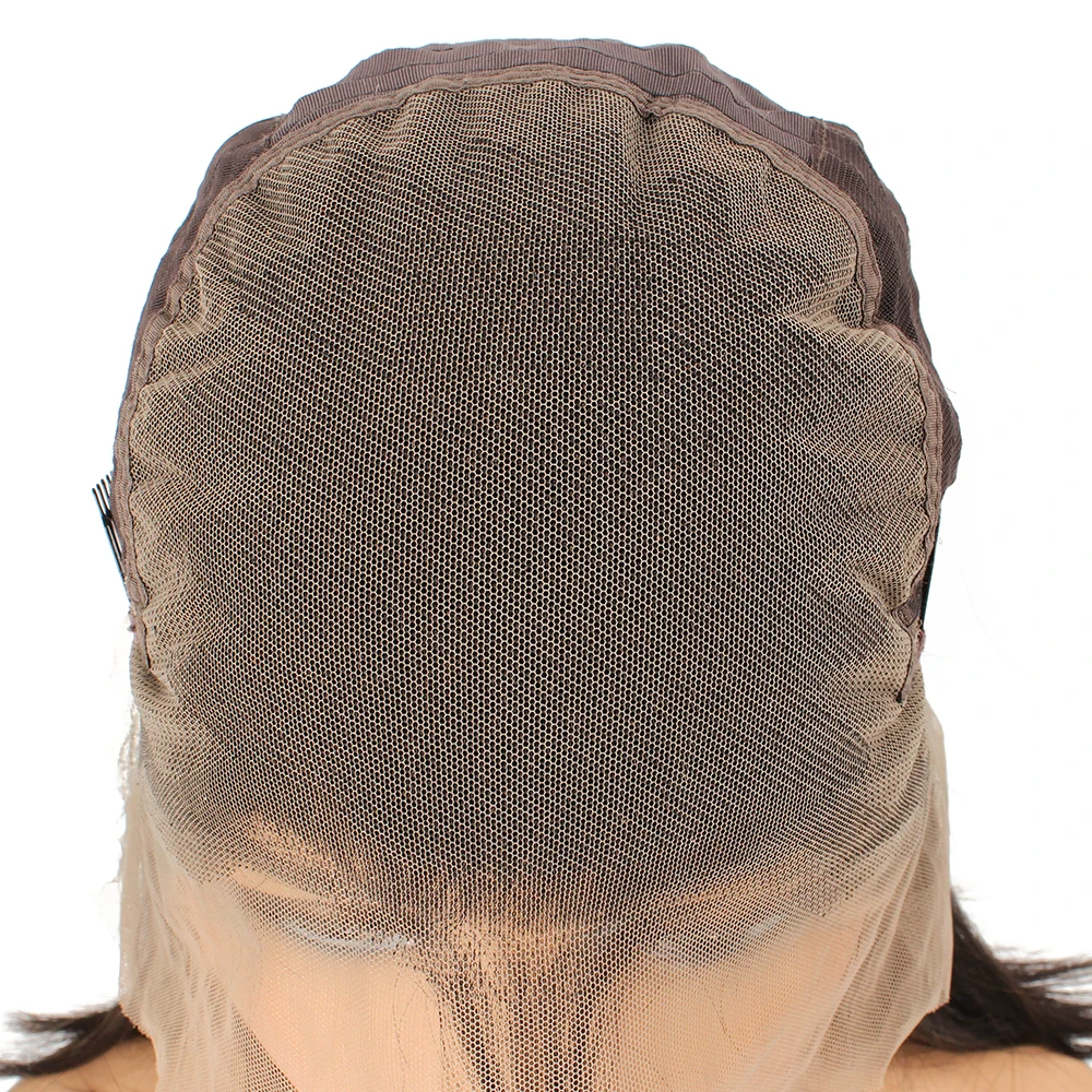 Wholesale natural aligned unprocessed 100% virgin brazilian human hair bob wigs human hair lace front