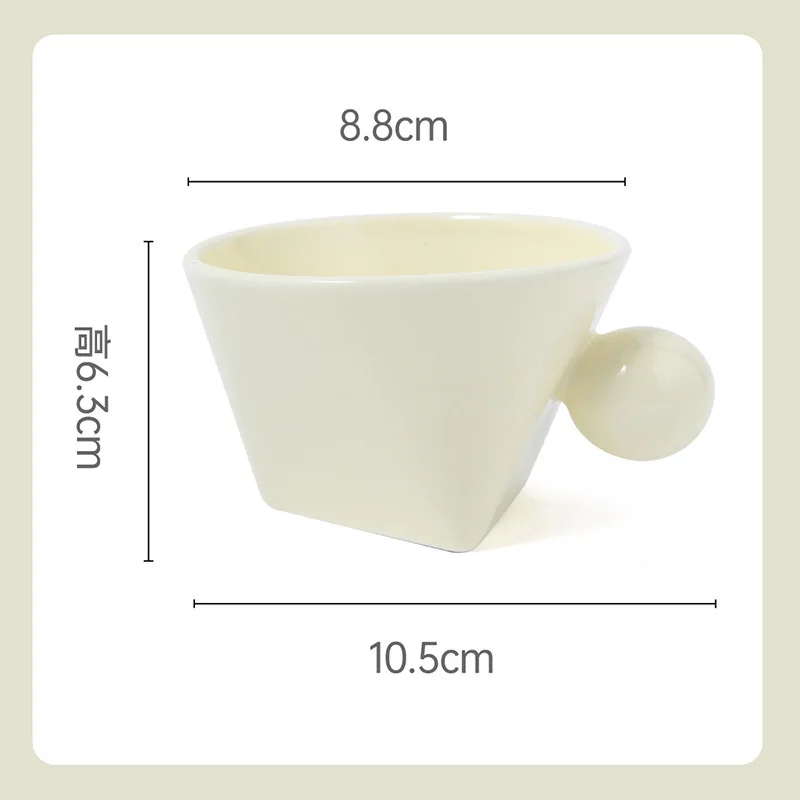 New custom print 190ml plain thick gifts porcelain gifts cup reusable espresso ceramic coffee mug for office/home