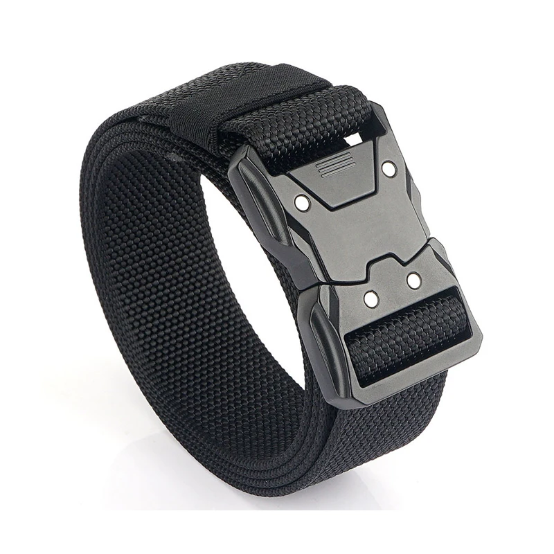 Alfa Colorful Quick Release Waist Belt Heavy-duty Woven Nylon Webbing Belt For Men