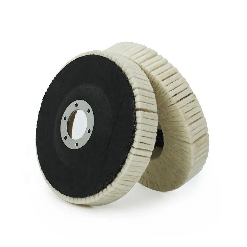 5 inch Hongjie 125mm felt polishing wool felt disc for buffing and polishing Factory OEM wool felt polishing pad
