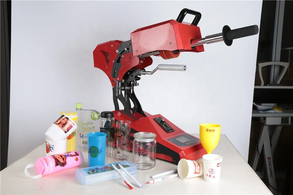 Glass  Bottle  Plastic Cup Printing Machine,Roll To Sublimation Heat Press Machine, Ceramic Mug Combo Heat Press Machine