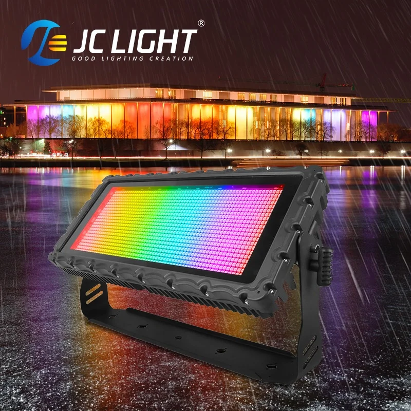 IP65 Водонепроницаемый светодиодный сценический стробоскоп Dmx Rgb Flash Dj светодиодные пиксельные стробоскопы сценические огни