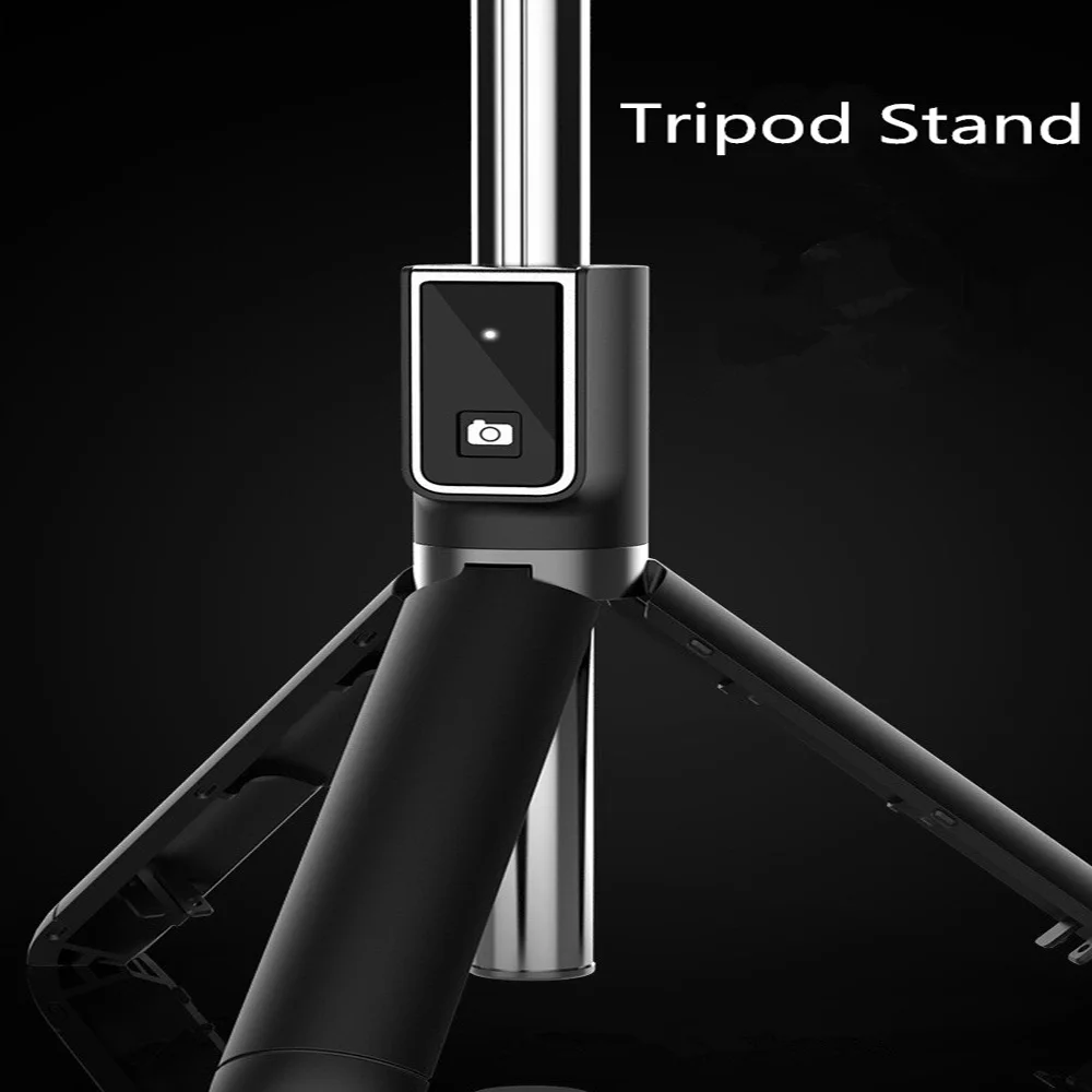 P40 wireless stainless steel tripod selfie phone holder shutter remote control selfie stick