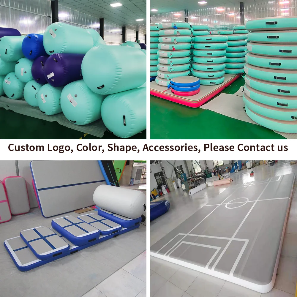 Children Roll Training Assisted Inflatable Bucket inflatable gym tumbling factory inflatable mat air track for gymnastics